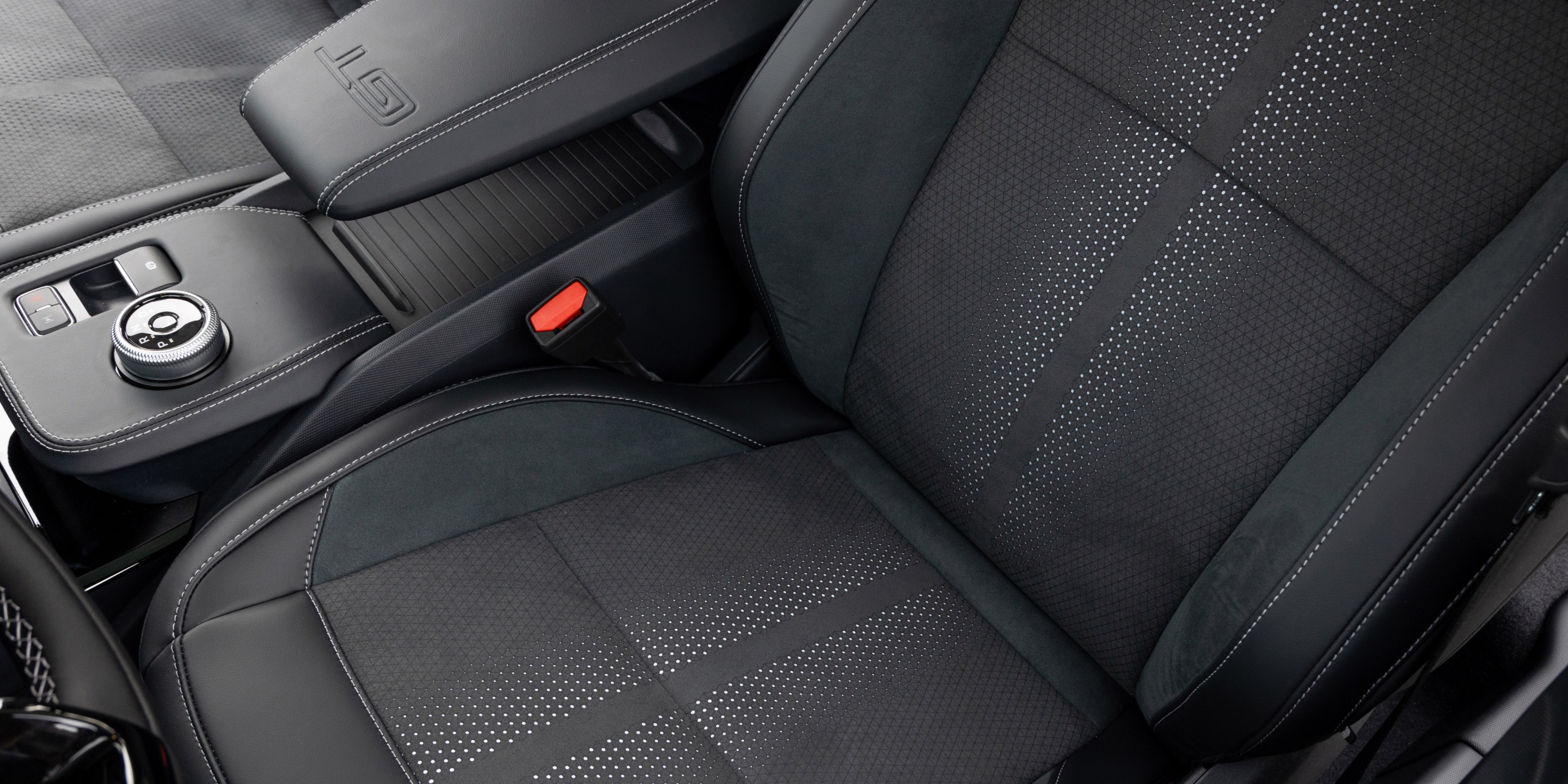 Interior of a Ford Mustang Mach-E